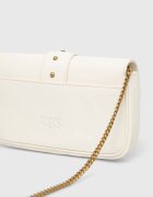 Pinko чанта crossbody дамска от кожа бяла 100061 A0F1