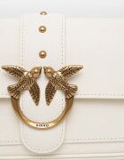 Pinko чанта crossbody дамска от кожа бяла 100061 A0F1