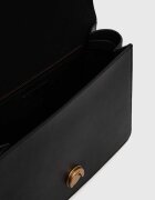 Pinko чанта crossbody дамска от кожа черна 100066 A0F1