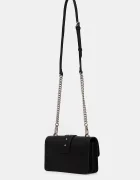 Pinko чанта crossbody дамска от кожа черна 105856 A0F1