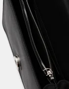 Pinko чанта crossbody дамска от кожа черна 105856 A0F1