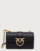 Pinko чанта crossbody дамска от кожа черна 107071 A0F1