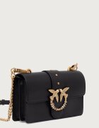 Pinko чанта crossbody дамска от кожа черна 107071 A0F1