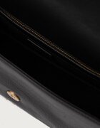 Pinko чанта crossbody дамска от кожа черна 107664 A2JG