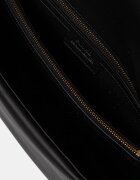 Pinko чанта crossbody дамска от кожа хоризонтална черна 106178 A0QO