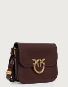 Pinko чанта crossbody дамска от кожа кафява 104297 A1EN