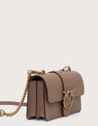 Pinko чанта crossbody дамска от кожа кафява 105856 A0F1