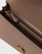 Pinko чанта crossbody дамска от кожа кафява 105856 A0F1