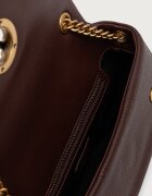 Pinko чанта crossbody дамска от кожа кафява 107038 A3CX