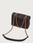 Pinko чанта crossbody дамска от кожа кафява 107058 A0F2