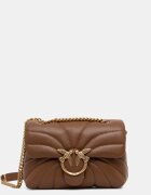 Pinko чанта дамска от кожа бордо 100039 A1EX