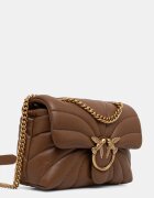 Pinko чанта дамска от кожа бордо 100039 A1EX