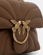 Pinko чанта дамска от кожа бордо 100039 A1EX