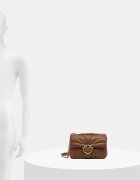 Pinko чанта дамска от кожа бордо 100039 A1EX
