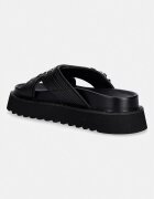 Pinko чехли дамски кожени Kate 09 черни SD0537P003Z99