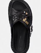 Pinko чехли дамски кожени Kate 09 черни SD0537P003Z99