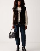 Pinko дънки relaxed fit дамски тъмносини 103857 A3HE