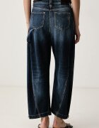 Pinko дънки relaxed fit дамски тъмносини 105681 A3HE