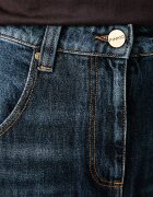 Pinko дънки relaxed fit дамски тъмносини 105681 A3HE