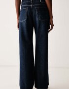 Pinko дънки wide leg дамски тъмносини 101733 A3HG