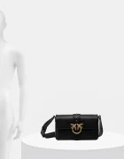 Pinko Кожена чанта в черно 104524 A0QO