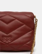 Pinko Кожена чанта в кафяво