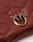 Pinko Кожена чанта в кафяво