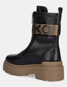 Pinko Кожени боти Mia 13 в черно с платформа SD0219P061Z99