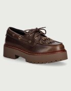 Pinko мокасини дамски от кожа Margaret 01 кафяви SD0561P056L72