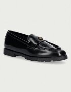 Pinko мокасини дамски от кожа Nora 07 черни SD0657P001Z99