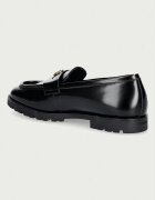 Pinko мокасини дамски от кожа Nora 07 черни SD0657P001Z99