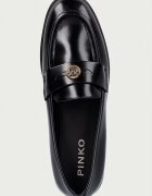 Pinko мокасини дамски от кожа Nora 07 черни SD0657P001Z99