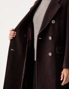 Pinko палто дамско с вълна бордо 107487 A3FG