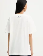 Pinko Памучна тениска дамска в бежово 105526 A33N