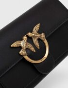 Pinko портфейл дамски от кожа черен 100062 A0F1