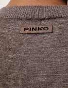 Pinko пуловер дамски от вълна кафяв 107246 A3FY