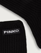 Pinko ръкавици дамски с вълна черни 105997 A3EI