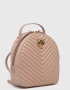 Pinko раница дамска от кожа Answear Exclusive бежова 102530 A0GK