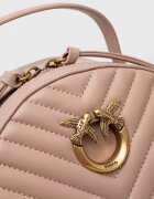 Pinko раница дамска от кожа Answear Exclusive бежова 102530 A0GK
