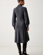 Pinko рокля с вискоза сива 107236 A3I1