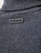 Pinko рокля с вискоза сива 107236 A3I1