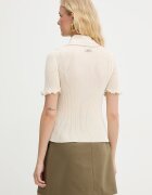 Pinko тениска дамска от памук бежова 106287 A343