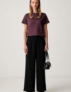 Pinko тениска дамска от памук бордо 101752 A3HN