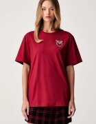 Pinko тениска дамска от памук червена 105526 A3JP