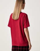 Pinko тениска дамска от памук червена 105526 A3JP
