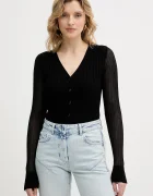 Pinko Жилетка с вълна в черно от лека материя 106321 A34B