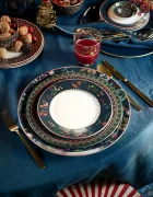 Pip Studio Комплект за закуска Berry Blues O22 cm / 250 ml (3 броя)