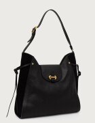 Pollini шопинг чанта дамска от кожа черна PC4402PP1P QC1