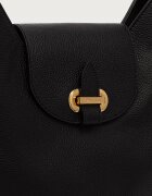 Pollini шопинг чанта дамска от кожа черна PC4402PP1P QC1