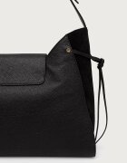 Pollini шопинг чанта дамска от кожа черна PC4402PP1P QC1